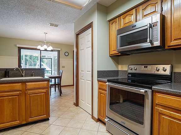 Kitchen through to porch