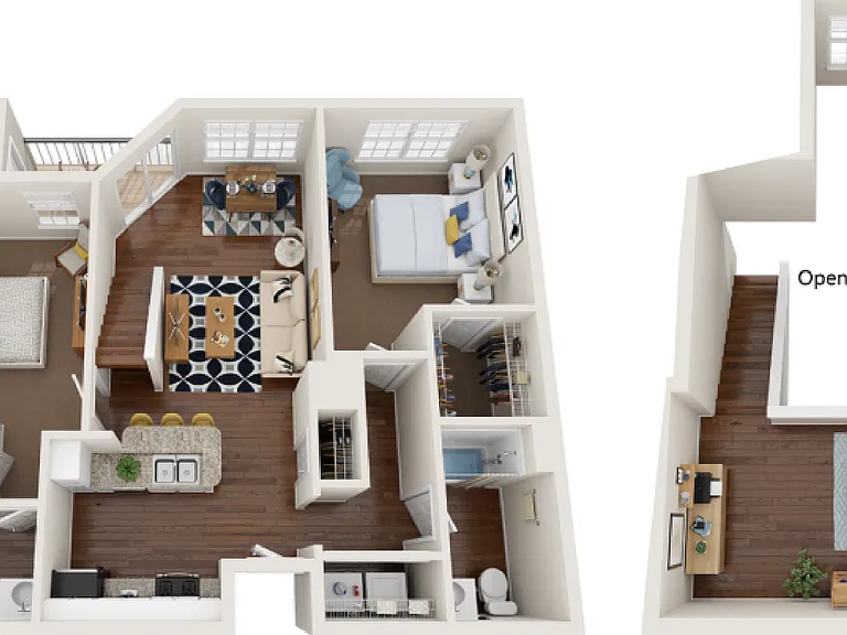 Chelsea Loft | 2-Bedroom Floorplan Chelsea Loft | 2-Bedroom Floorplan
