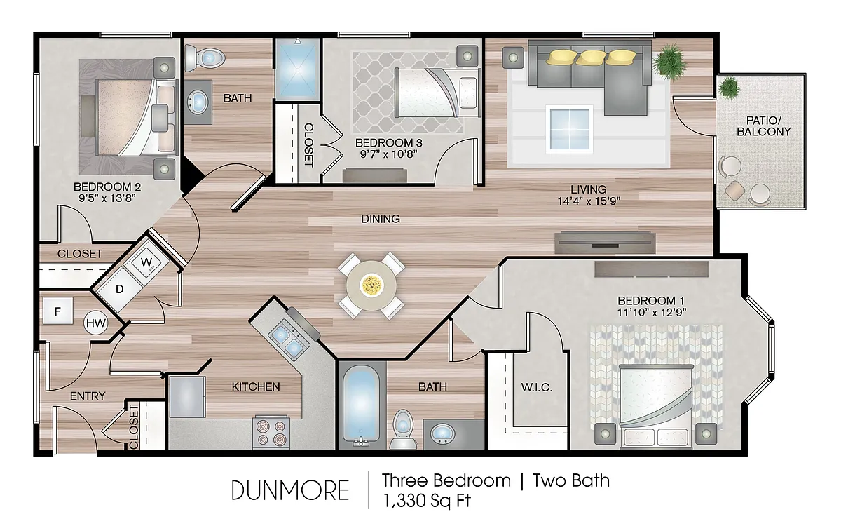 Floor plan Dunmore