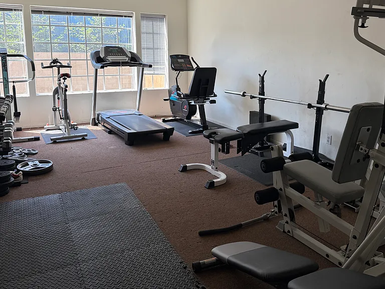 In building fitness center