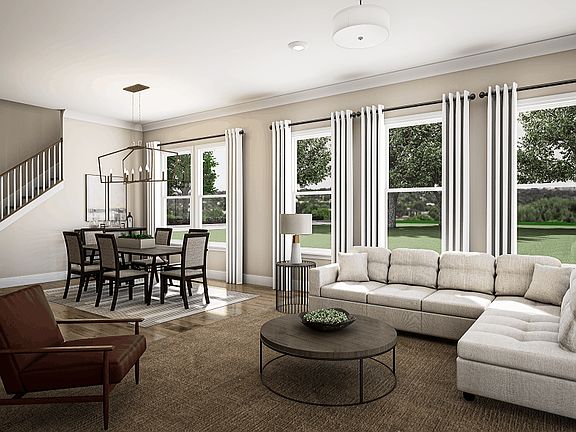 Mayes Hall Plan 3- Great Room Rendering