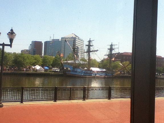 old wooden ship