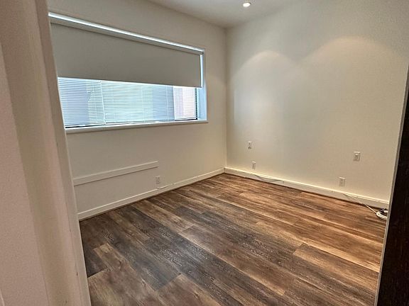 Large bedroom with blackout shades