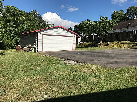Front view 2 car garage 