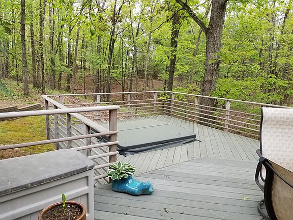 Hot Tub Built Into Deck