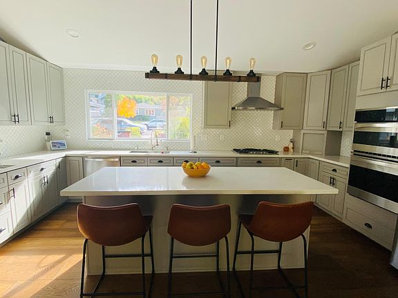 Renovated open concept kitchen