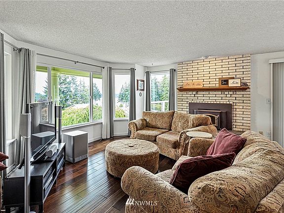 Living room with view