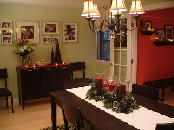 Formal DR with french doors leading to LR