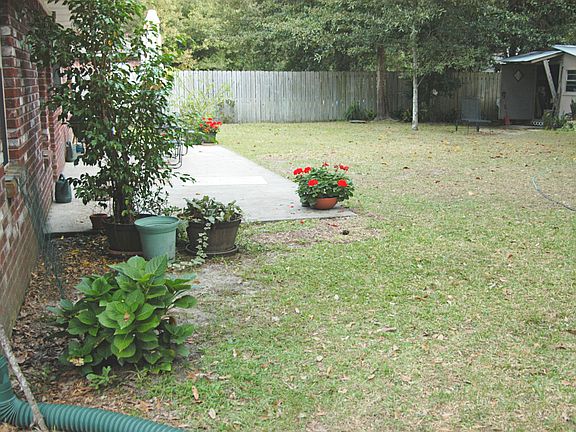 Backyard patio