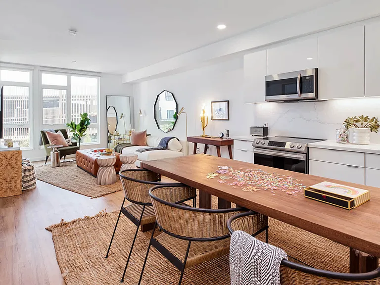 Living Room with Hard Surface Flooring