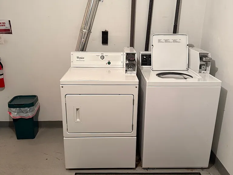 Shared coin op laundry