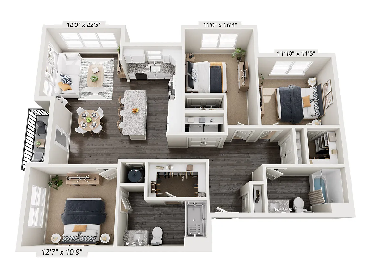 Floor plan C1a