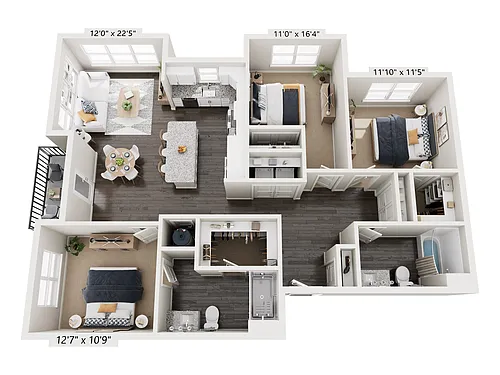 Floor plan C1a
