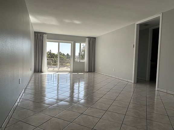 Living room with south facing balcony