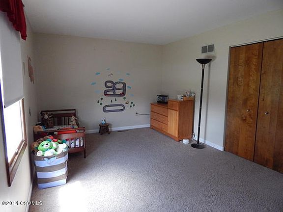 Spacious room with large closet.