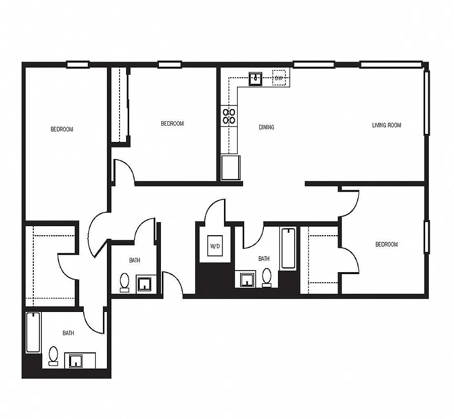 Floor plan 3X2 D2