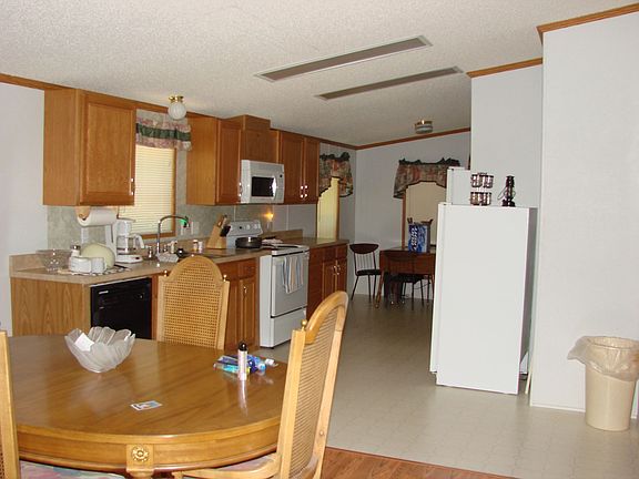 View from DR into Kitchen that has been completely redone 