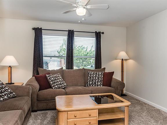 Bedroom that is currently being used as a sitting room.