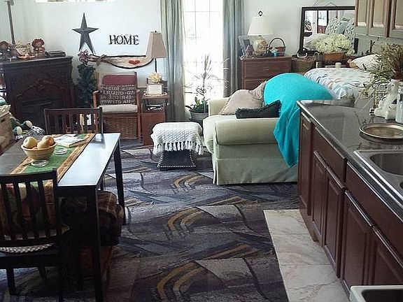 Living area of attached apt