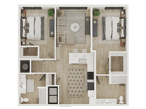 Floor plan B1