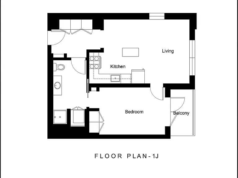 1J Floor Plan 1J Floor Plan