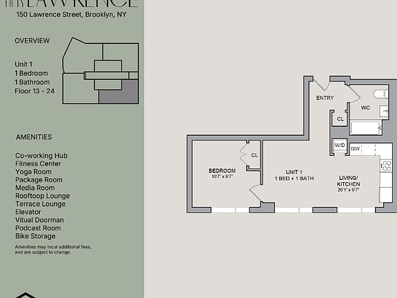 2nd image of 150 Lawrence St #2311