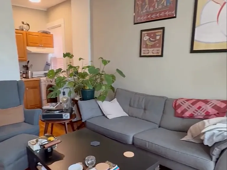 Living Room with view of kitchen