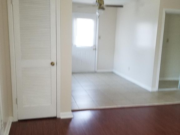 Closet in the living room with view of the dining room.