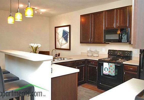 An abundance of counter and cabinet space