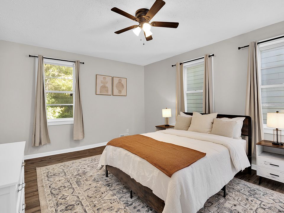 Comfortable bedrooms with quality linens and ample storage.