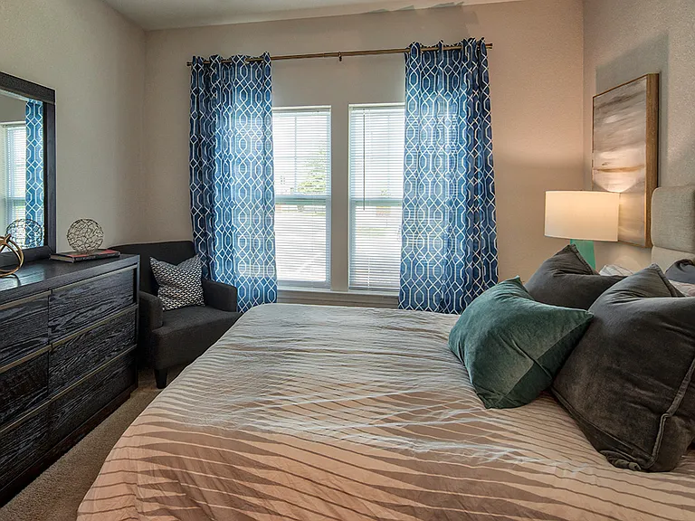 Bedroom at The Choices Luxury Apartments