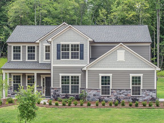 Vanderbilt Exterior 4 with stone & shake accents and covered front porch