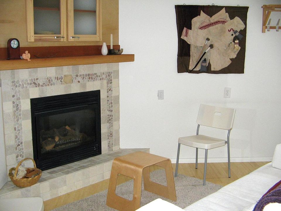 Cozy fireplace