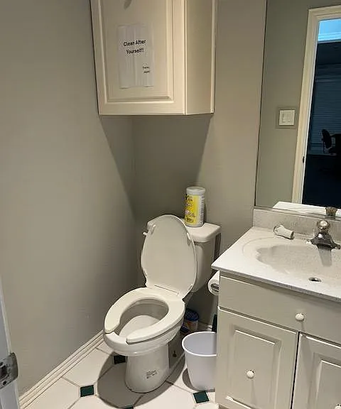 Shared half bath just off of living room.