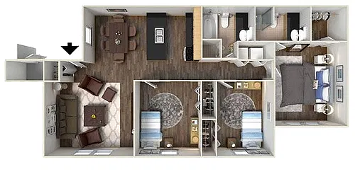 Floor plan The Avondale