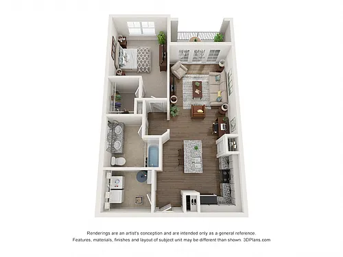 Floor plan The Caleb
