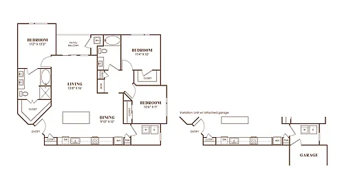 Floor plan C1