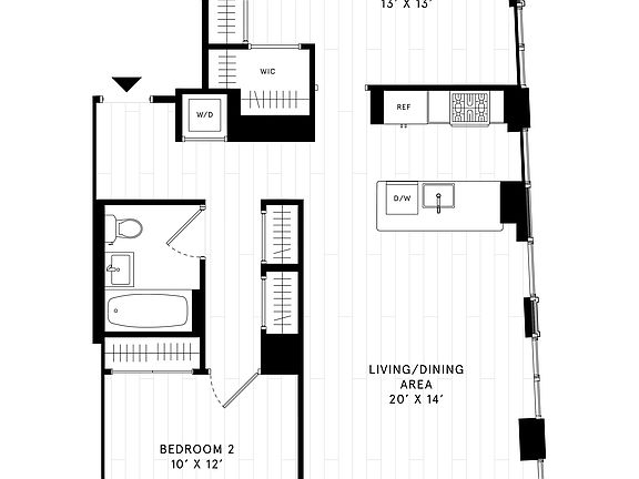 2nd image of 365 Bond St APT A1104