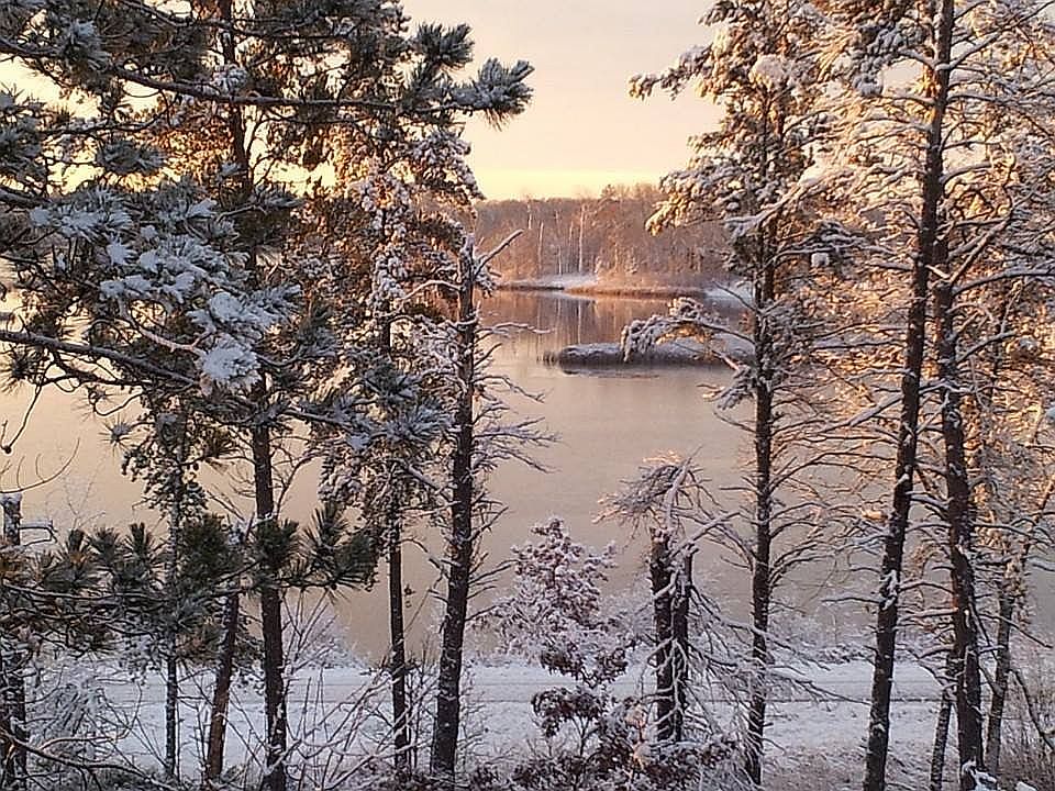 lake view from kitchen windo