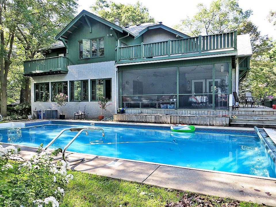 pool and porch