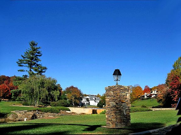 Entrance. Fall Season