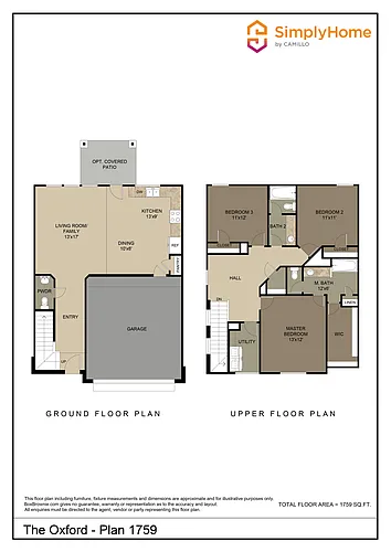 Floor plan 18546 Boomi Ravine Trail