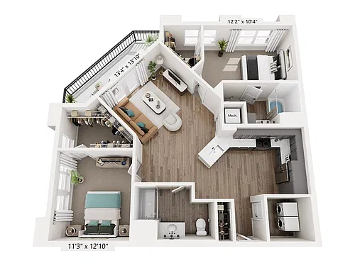 Floor plan B6