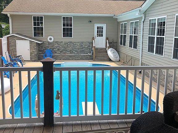 Inground salt water pool