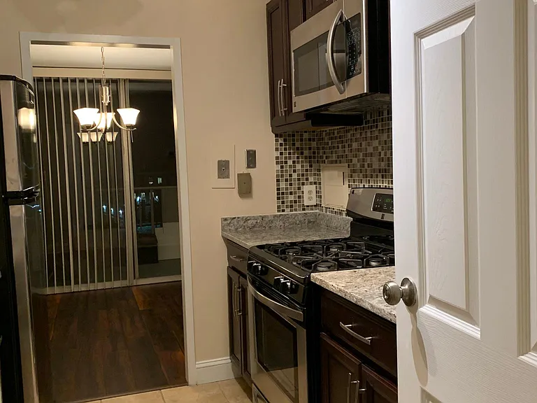 Kitchen view to dining area