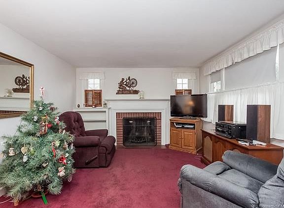 Hardwood floors under the c...