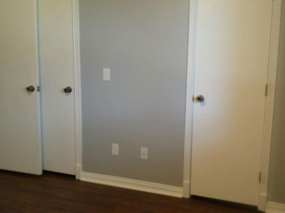 Master bedroom closets