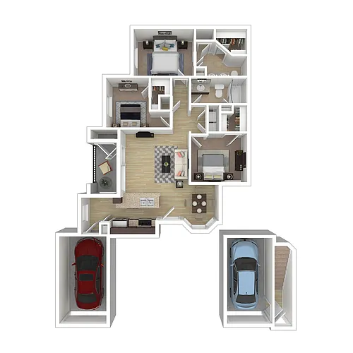 Floor plan Windward I, II