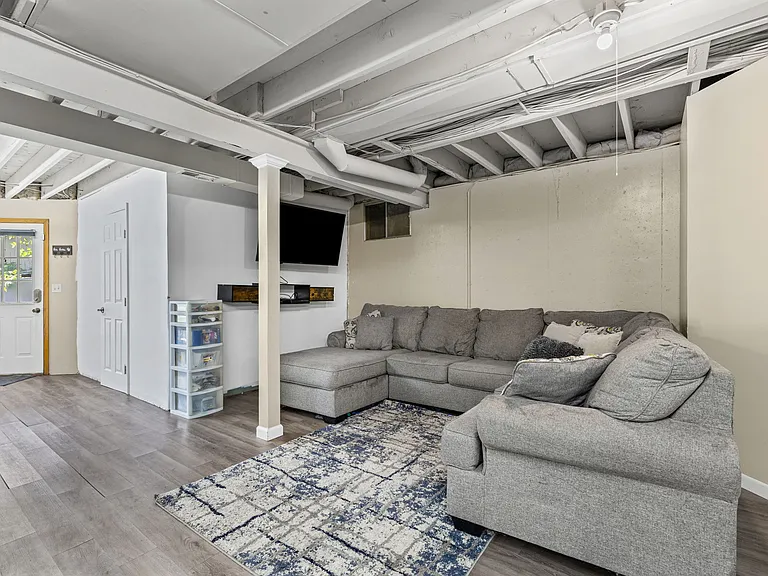 Basement living area