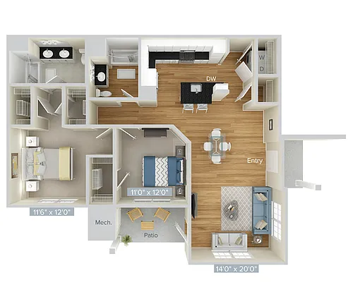 Floor plan B4-1232